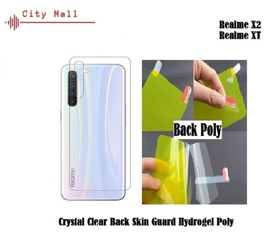 Realme XT Crystal Clear Back Skin Guard Gel Poly /Jell Poly-Transparent