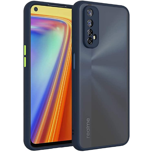 Realme 7 / Narzo 20 Pro - Shockproof Matte Frosted and Smoky Transparent Premium Back Cover - à¦®à§‹à¦¬à¦¾à¦‡à¦² à¦«à§‹à¦¨ - Phone - Phone Back Cover