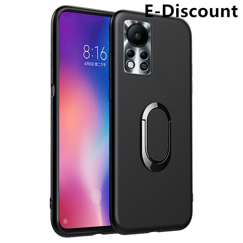 For infinix Hot 11S NFC Case Car Holder Stand Magnetic Bracket Finger Ring Cover for infinix Hot11S NFC Back Cover