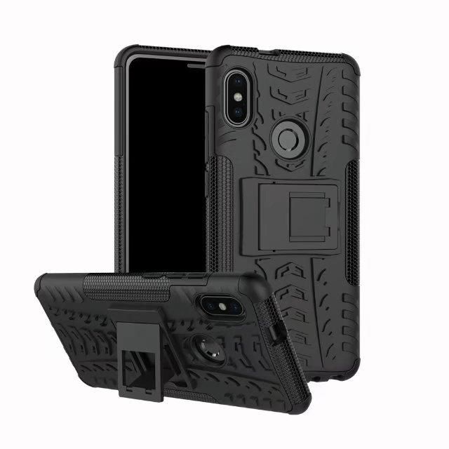 For Xiaomi Redmi Note 5 Pro Note 5 AI Version Combo TPU PC 2 in 1 Kickstand Case 5.99 Inches