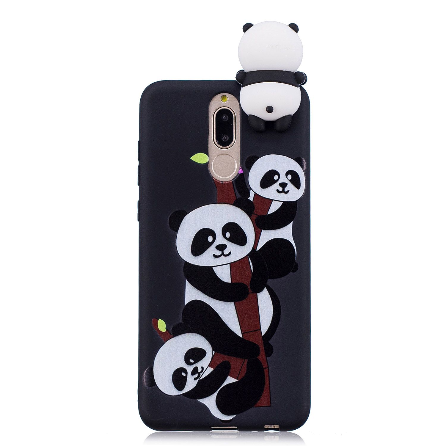 Yfashion For OPPO F11 3D Cute Coloured Painted l PU Anti-scratch Non-slip Protective Cover Back Case
