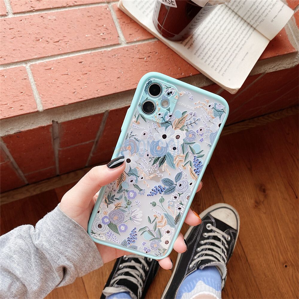 3D Relief Flower Phone Case for Vivo Y12S Y20i Y20S Y20 Y31  Y51 Y30i Y50 Y15 Y17 Y19 Vivo Y91C Y93 Y95 Y85 V9 S1 Pro V19 NEO Fashion Floral Camera Protection Phone Cover