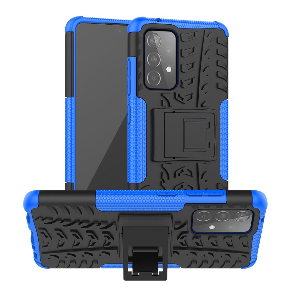 Heavy Duty Armor Tough Hybrid Shockproof Dual Layer Kickstand Protective Case Cover For Samsung Galaxy A52 5G