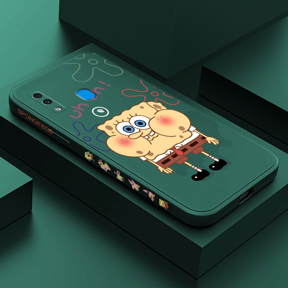 ZeroQiQi for Samsung A30 Case Cartoon Anime Side Printing Cases Soft Liquid Silicone Phone Cover