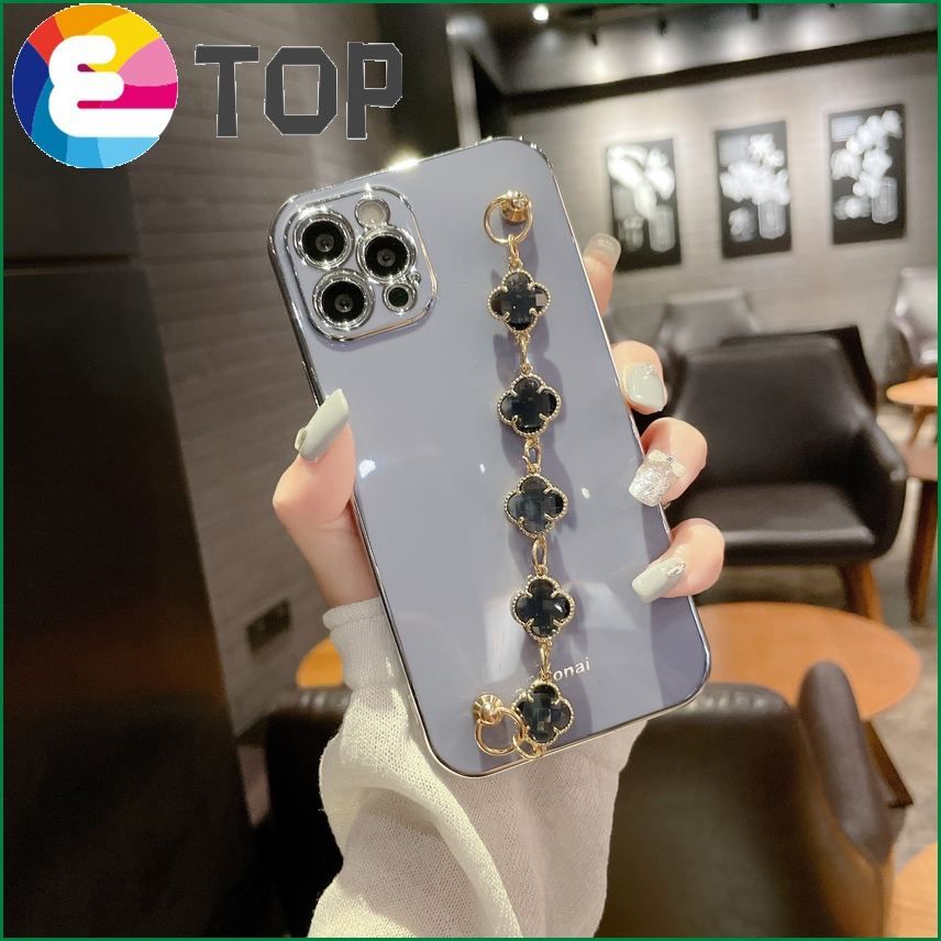 Applicable to for Apple 13/11Pro Max/X/XS/XR mobile phone case for iphone7/8plus female gemstone bracelet 12p