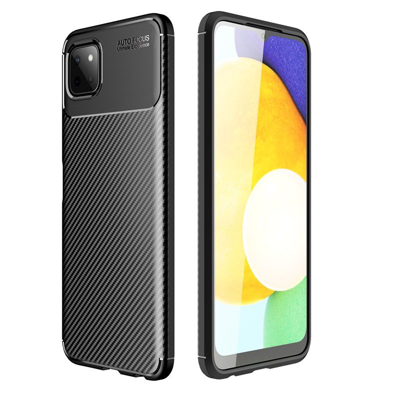 For Samsung Galaxy A22 5G Case Silicone Softcase Camera Protection Back Cover Texture Fashion Casing