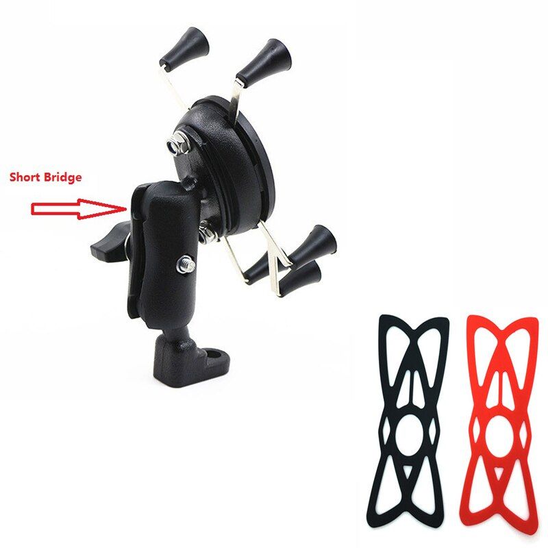 Universal Adjustable Motor Phone Holder Motorcycle Rear View Mirror Handlebar Mount Stand Support For iphone Smart Mobile Phone