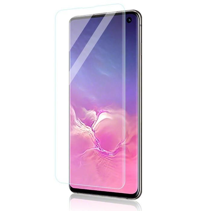 Samsung Galaxy S10 Curved UV tempered glass protector full Cover HD Transparent