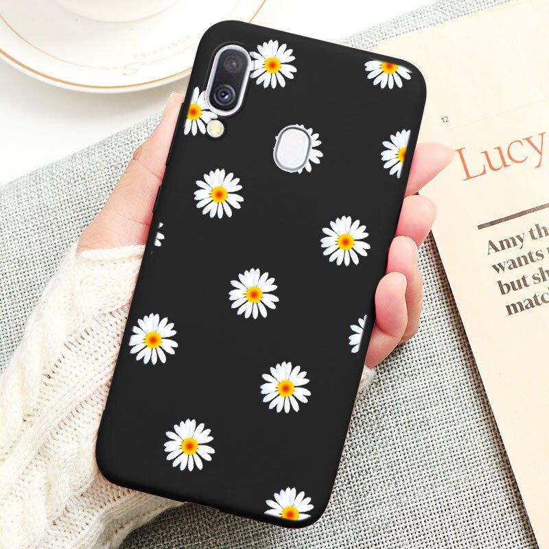 For Samsung A40 Case Cover Flower Dragon Soft Silicone Phone Case For Samsung Galaxy A40 A 40 A405 SM-A405F A405F 5.9'' Cases
