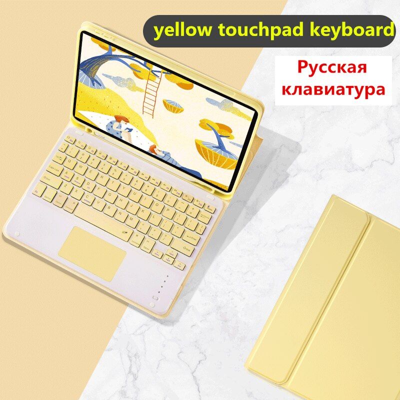 touchpad Keyboard Case for iPad Pro 11 2020 Air 3 10.5 Pro 10.5 7th 10.2 8th 2020 Cover W Pencil holder funda touchpad Keyboard