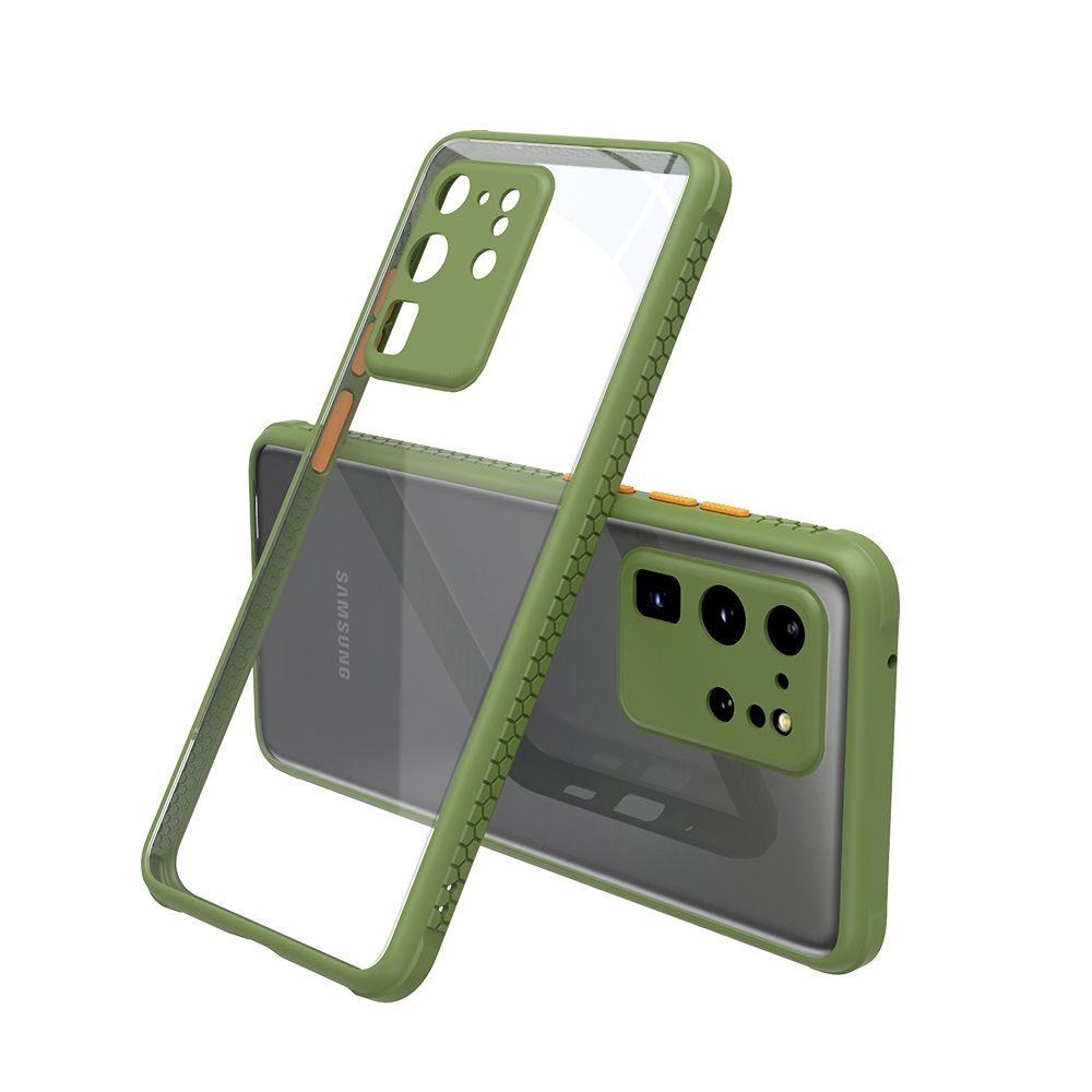 For Samsung Galaxy S20 Ultra Camera Lens Protection Design Transparent Protective Shell  Suitable case