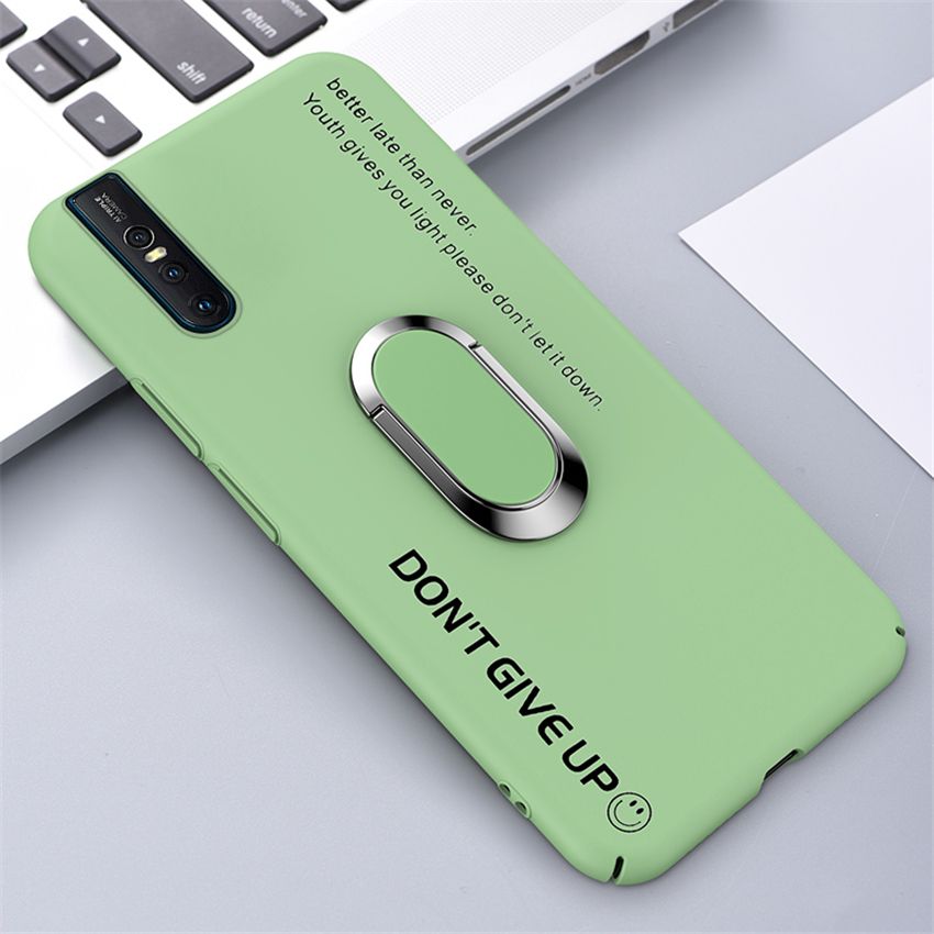 lthmy Ultra-thin Colorful Matte Hard PC Phone Case For VIVO V15 PRO/S1 PRO Magnetic Stand Cute Frosted Cover