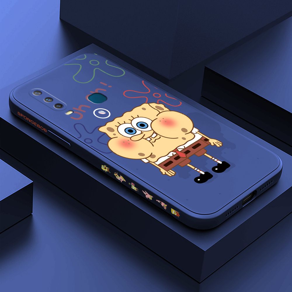 ZeroQiQi for Vivo Y17 Case Cartoon Anime Side Printing Cases Soft Liquid Silicone Phone Cover