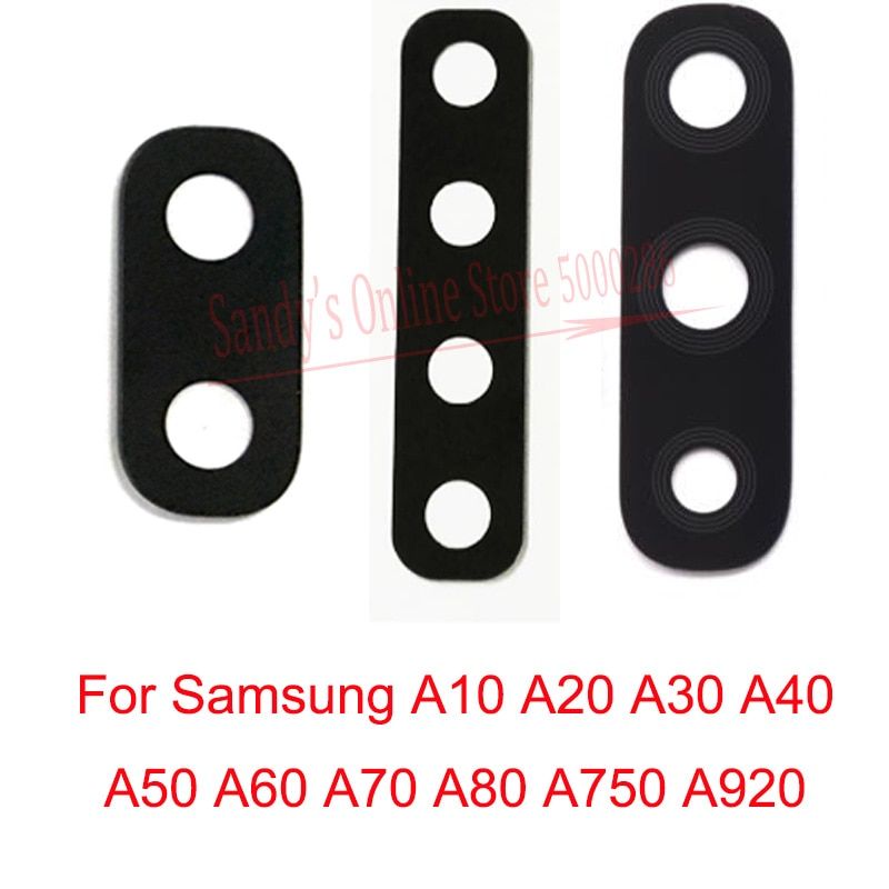 10 PCS Rear Back Camera Glass Lens For Samsung Galaxy A10 A20 A30 A40 A50 A60 A70 A80 A750 A920 Camera Lens With Glue Sticker