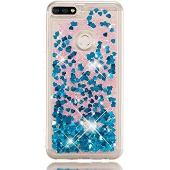Huawei Y9 (2018) 3D Glitter Exclusive and Ultra Thin Back Cover -Transparent