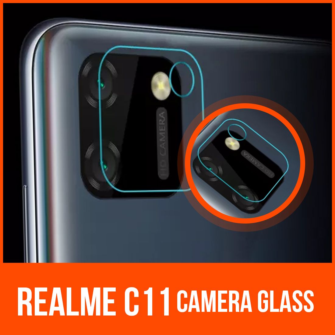 For Realme C11 Back Camera Glass Protector
