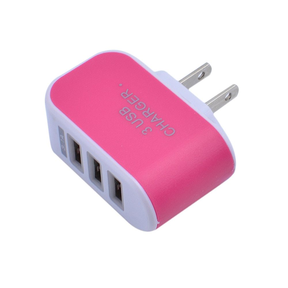 3USB Charger Mobile Phone Charging Adapter Smart multi-port USB Charger travel Charger for iphone samsung huawei charging