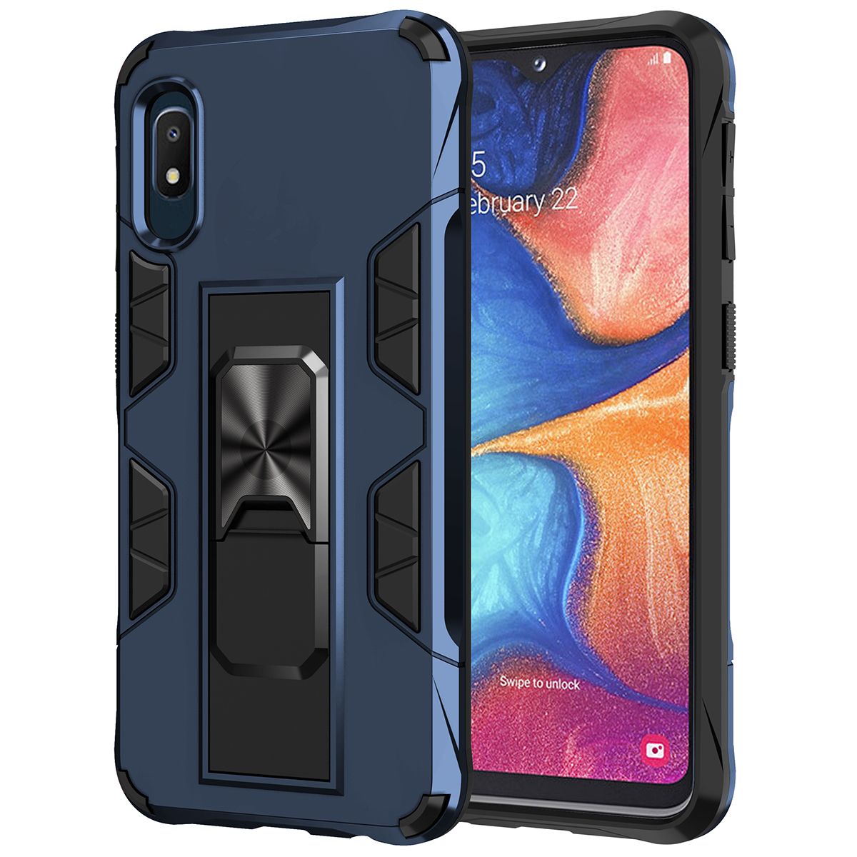 For Huawei P30 Lite Phone Case Armor Magentic Ring Car Holder Cover