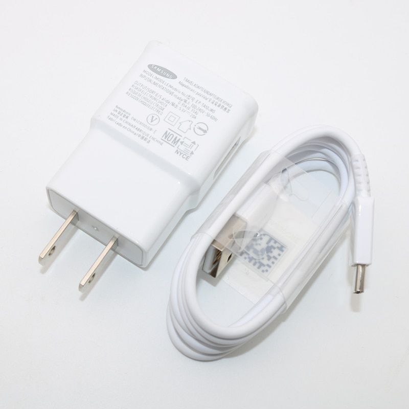 5V2A Charger for Samsung Charger EU/US Plug Adapter Type C Cable for Galaxy S6 S7 edge J1 J3 J5 J7 A3 A5 A7 A8 2016 Note 5 4