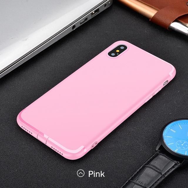 Bakeey Ultra Thin Soft TPU Silicone With Dust Plug Case for iPhone X