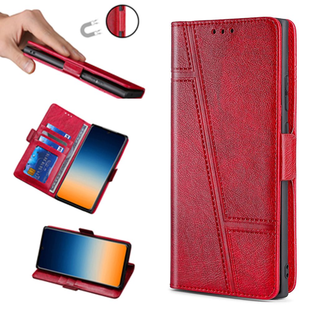 Case For  Oppo Reno4 4G  casing  Wallet Card Flip Leather Case Phone Case Side Buckle TPU Back Cover
