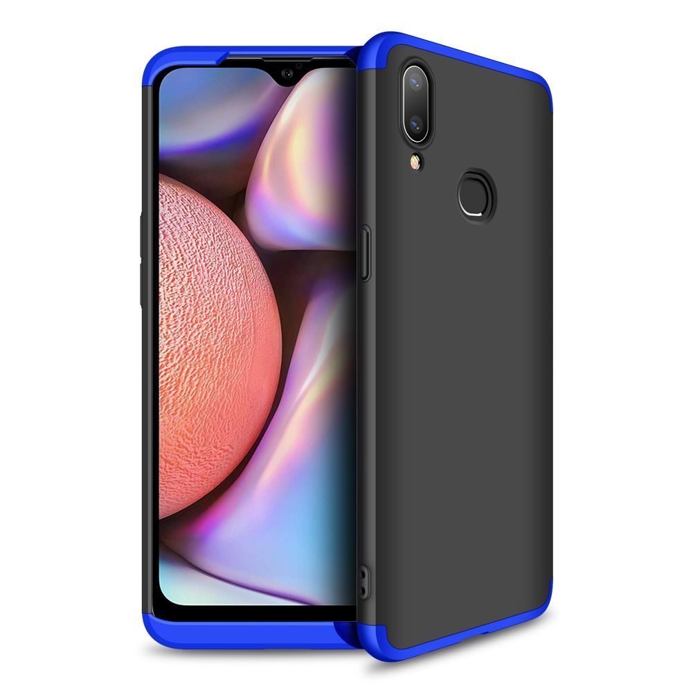 For Samsung Galaxy A10S 360° Full Body Coverage Protection Hard PC 3 in 1 Detachable Protective Case Cover