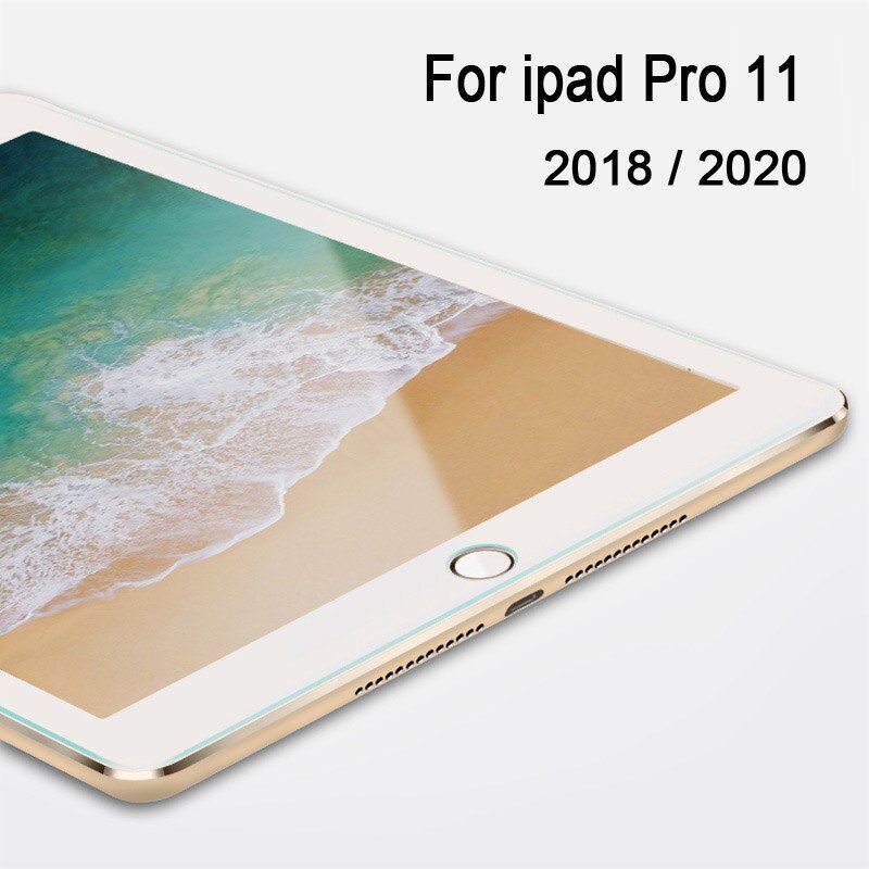 Screen Protector For ipad 8th 10.2 2020 Tempered Glass Film For ipad 10.2 Pro 10.5 11 2017 2018 Air 4 3 2 mini 4 5 Full Cover