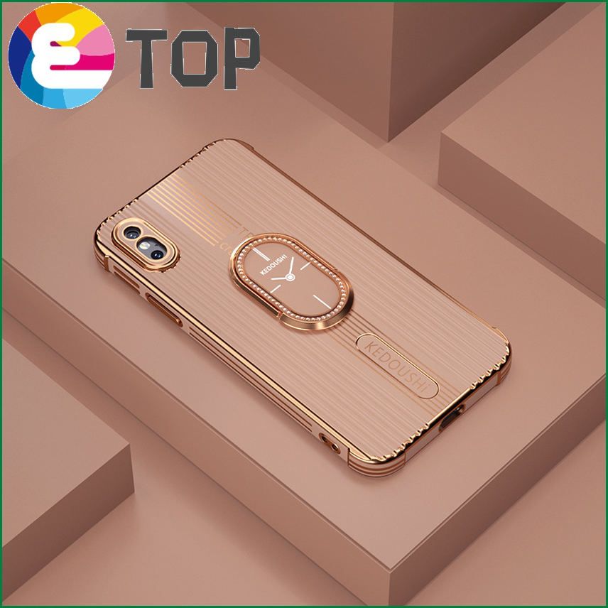 Applicable to apple x mobile phone shell new iPhonex soft shell xr lens head protective sleeve xsmax bracket rhinestone xs