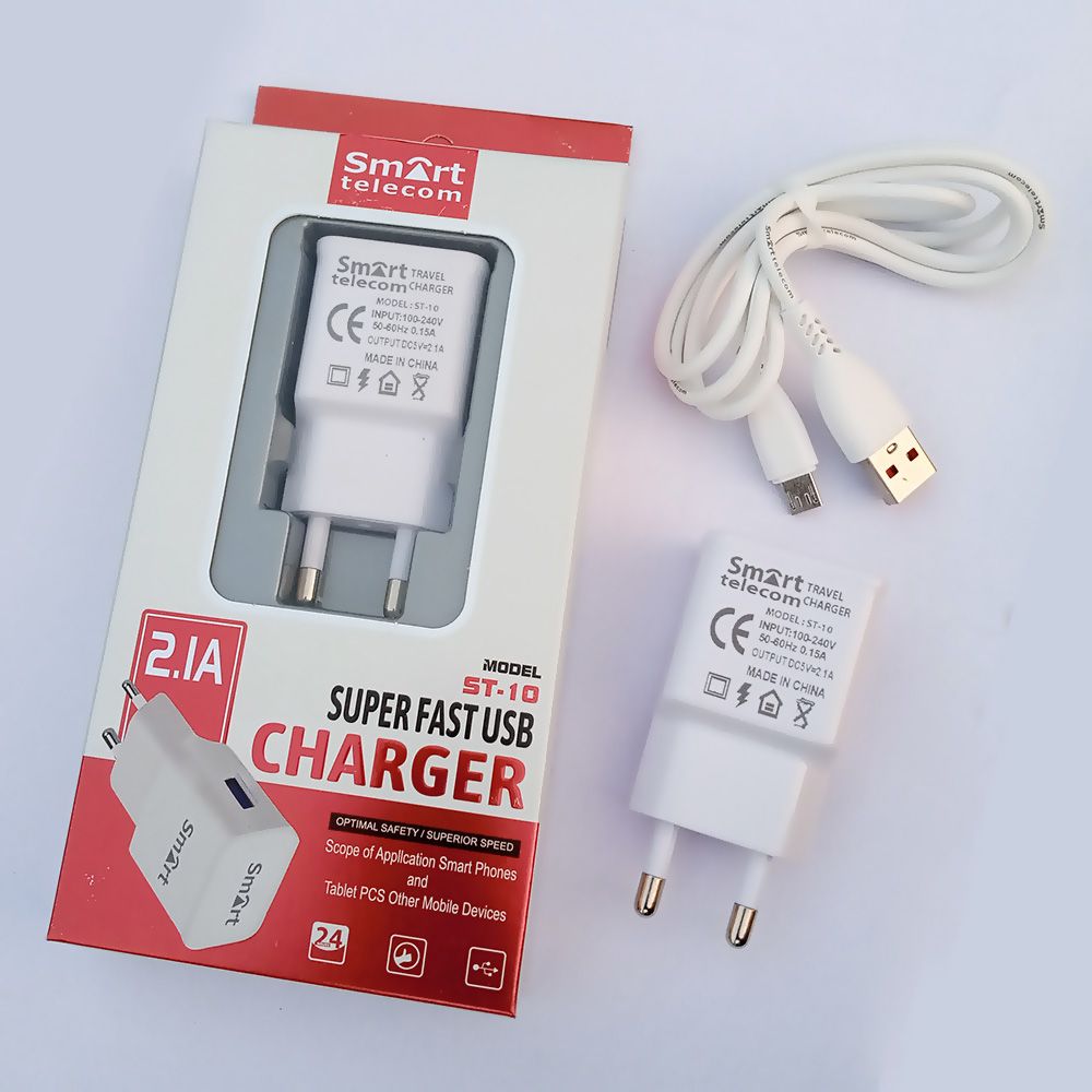 Super Fast USB Charger For Xiaomi Samsung Huawei Mobile Phone 2.1A Type B (Micro USB)