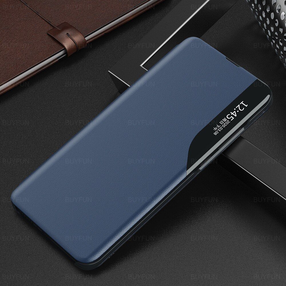 Smart View PU Leather Flip Case For Samsung Galaxy Note 10 Lite (Galaxy Note10 Lite) Luxury Flip Case Full Protective Kickstand Window Shockproof Cover - মোবাইল ফোন - Phone - Phone - Camera