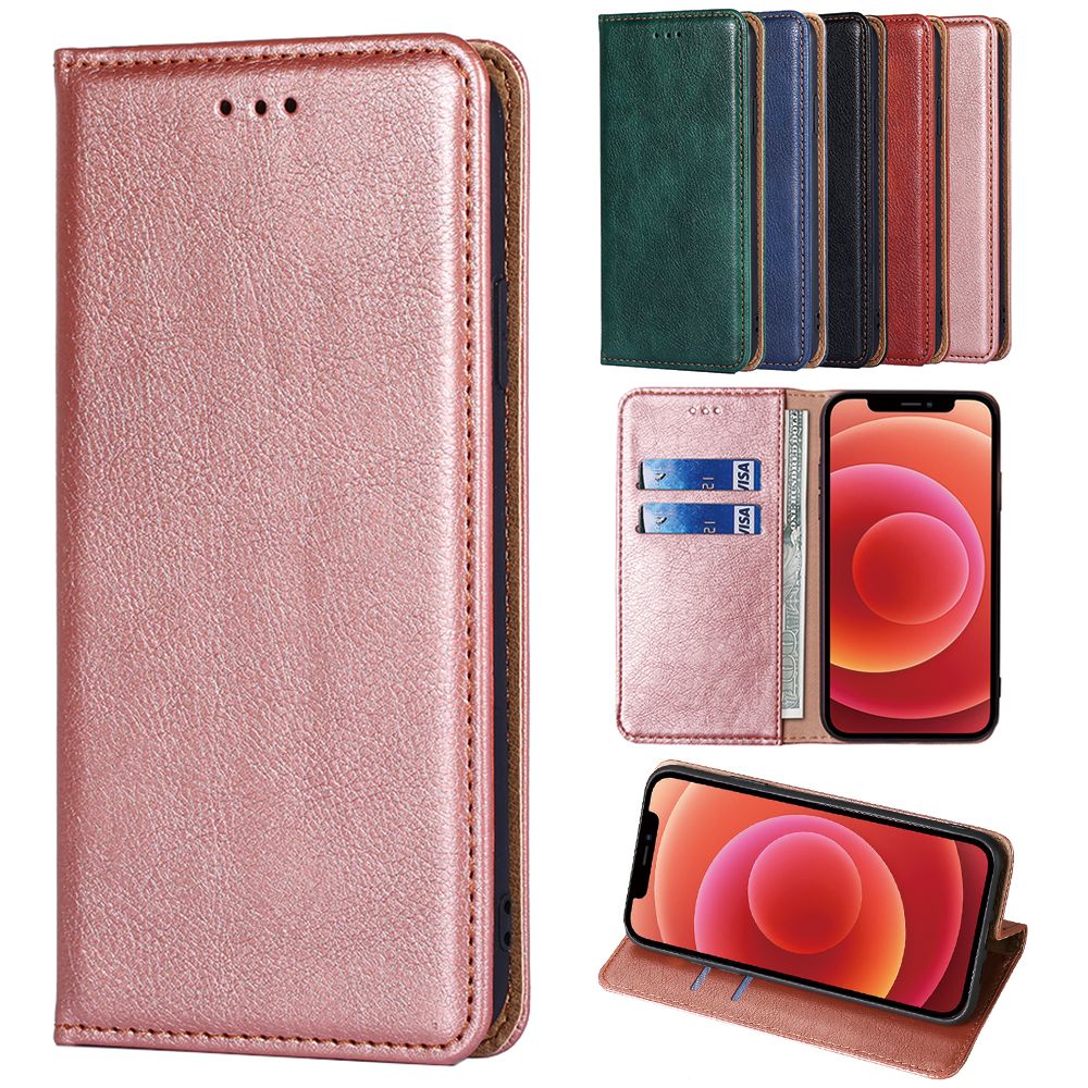 For OnePlus 8 Phone Case Luxury Retro Wallet Case With Credit Card Slots Stand Magnetic Leather Flip Cover