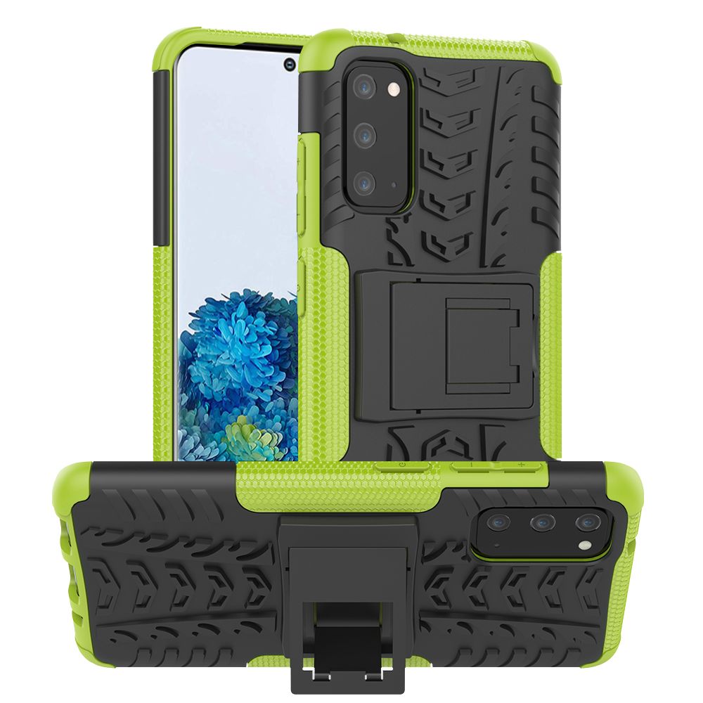 Heavy Duty Armor Tough Hybrid Shockproof Dual Layer Kickstand Protective Case Cover For Samsung Galaxy S20
