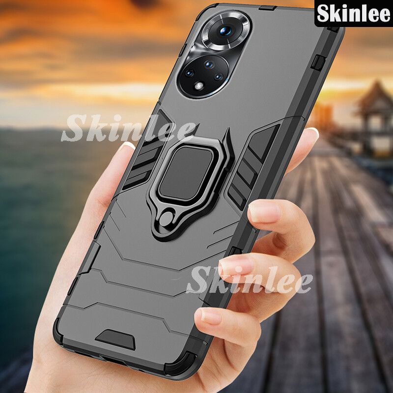 Phone Case Honor 50 with Holder Ring Cover Cases for Honor50 Back Cover Car Magnet Phone Cases