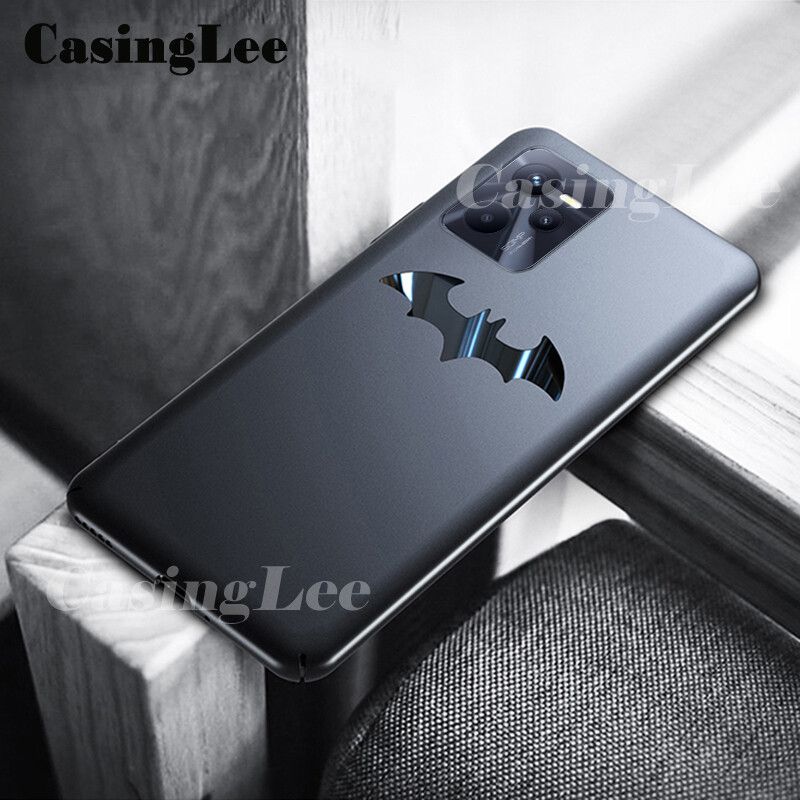 CasingLee For Realme C35 case Smooth Metal Bat Man Marvel DC design protector Back cover For Realme C35 Phone cases cover For girls and Boys