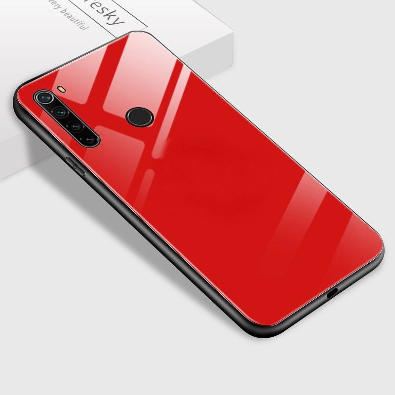 For Xiaomi Redmi Note 8T -Hong Kong Design Tempered Glass Protector Casing Glass Back Phone Cover - Camera - Phone Back Cover