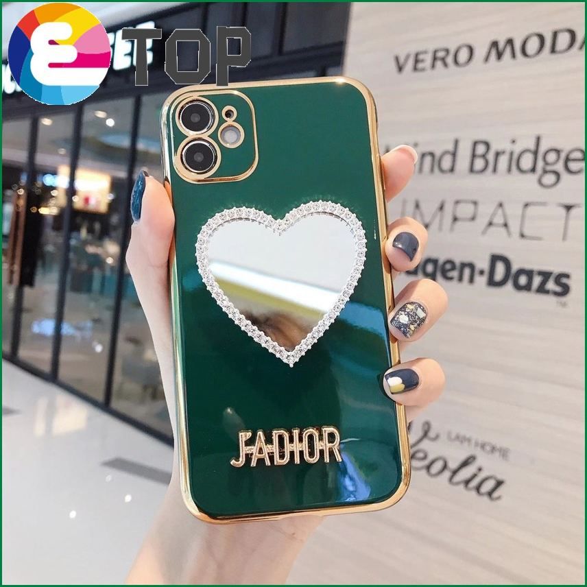 oppoReno6Pro mobile phone case suitable for realmeC11 protective sleeve silicone 72A94a53F19 electroplating mirror