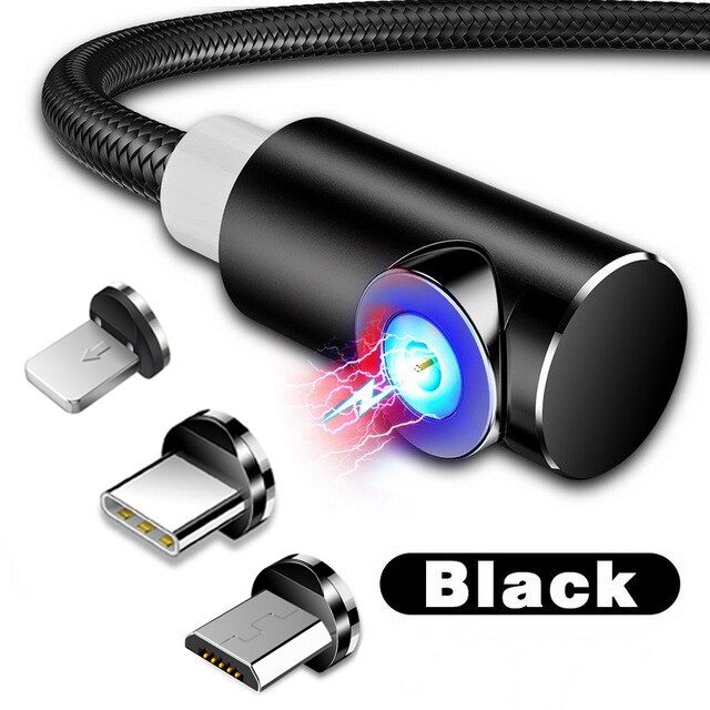 USB C Magnetic Cable Micro USB Type C Fast Charging Cord for Samsung GalaxyS8 S9 Plus huaweiP30 P40 Pro Fast Magnet Charger Wire