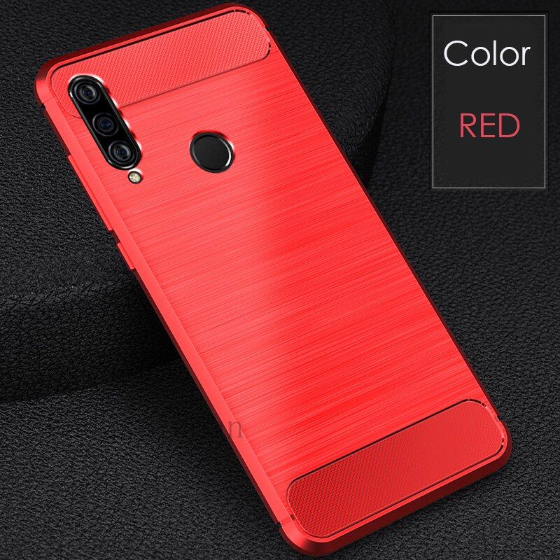 Rugged Anti-Shock Case For Huawei Y5 Y6 Y7 2018 Y9 Prime 2019 P SAMRT Y5P Y6P Y7P Y8P Y9S Y7A Y6S Soft Bumper Carbon Fiber Cover