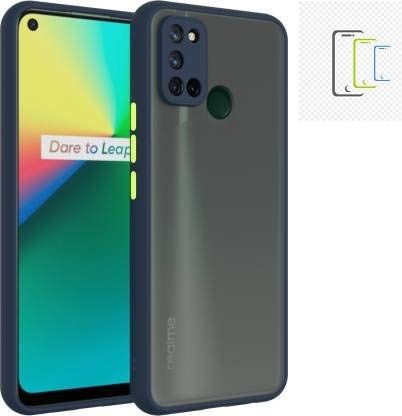 Realme C17 Translucent Matte Finish Back Cover Reinforced Corners (Shockproof and Anti-Drop Protection) Frosted Case