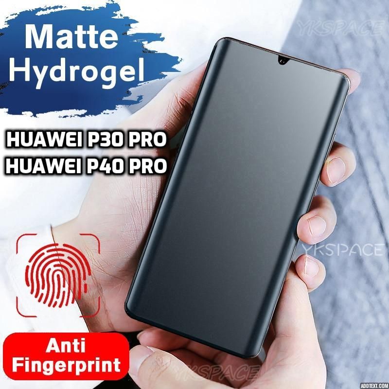 Huawei P30 Pro / P40 Pro - 9D Ceramic EDGE TO EDGE Anti Broken Full Screen Covered Ceramic Curved Matte Film Screen Protector