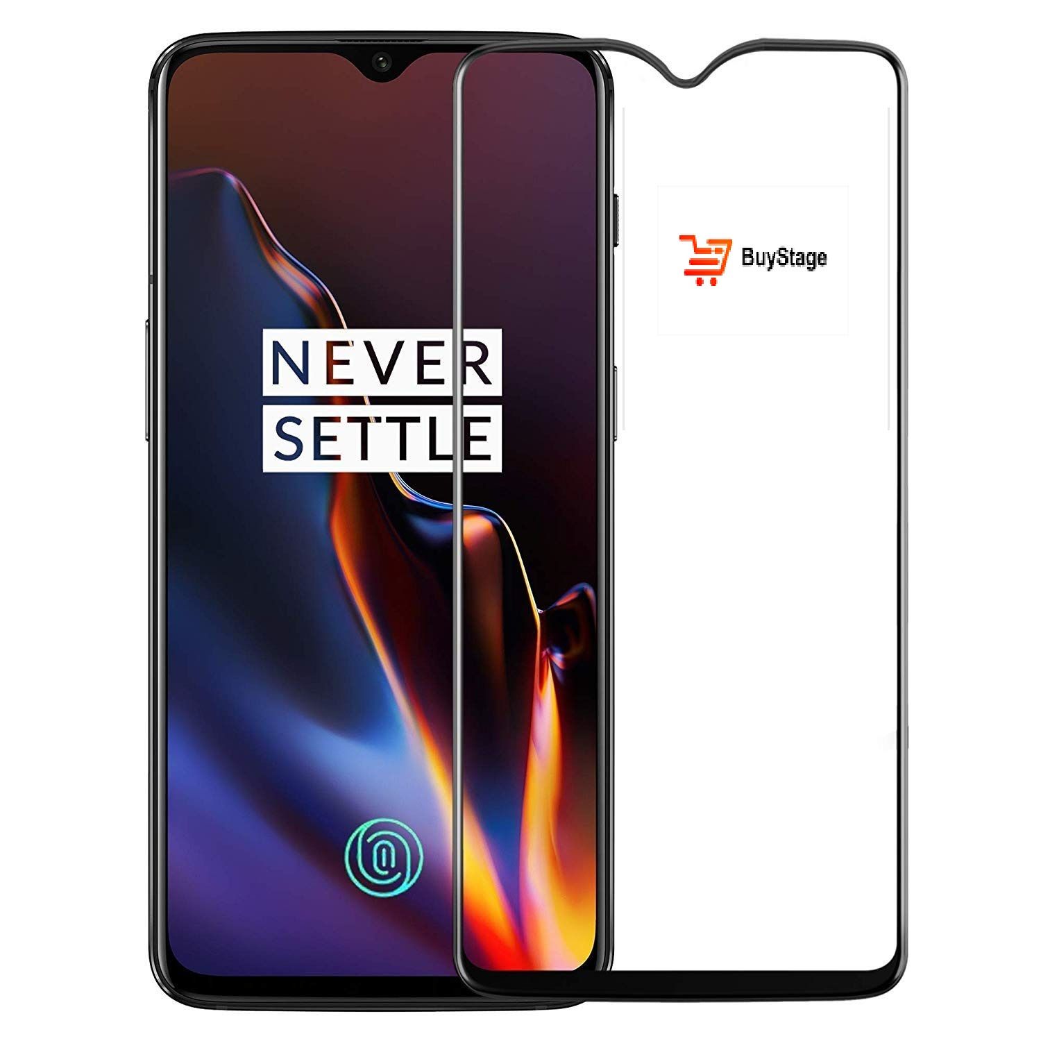 Tempered 6D / 9D / 11D / 21D Glass Screen Protector For OnePlus 6T - Black