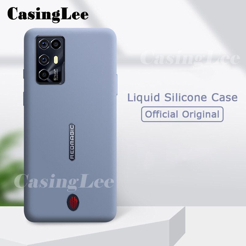 Casinglee For ZTE RedMagic 6R Case Soft Silicone Cover Environmentally Silicone Back cover ZTE Nubia Red Magic 6R Phone CasesFor girls and Boys