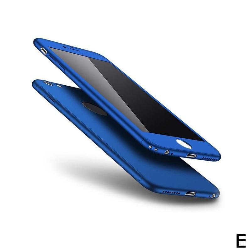 Seamless Front Back Phone Case Cover for IPhone 6 6s 6p 6sp 7 Plus 8 8 Plus Free Tempered Glass