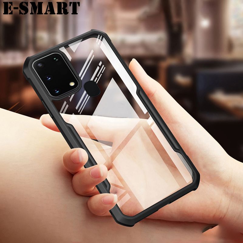 Phone Case Samsung Galaxy M21 Back Cover Transparent Clear Armor Shockproof Back Cover for Samsung M21 Case