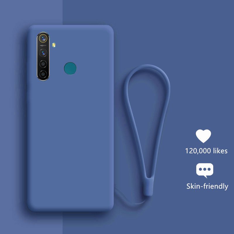 For Realme 5 5i 5S 5 Pro Realme 6i 6Pro Case Ultra thin Soft Phone Back Cover Smooth Silicone Flocking Protective Casing