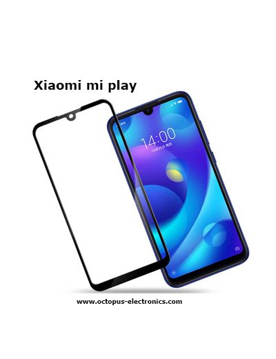 For Xiaomi Mi Play Tempered Glass Screen Protector 6D/9D/11D - Black
