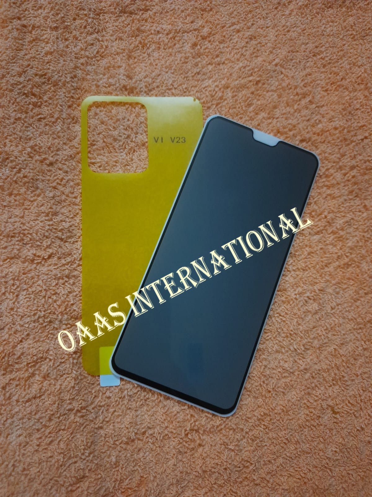 For Vivo V23 (5G) _ 2in1 Protector Combo Pack (Privacy Screen Protector +Back Poly)
