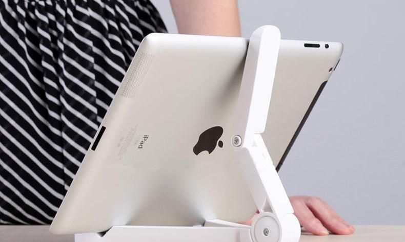 Universal   PC Stand mount Holder Adjustable triangle Support bracket for iPad iphone 8 within 11'' Desk stands