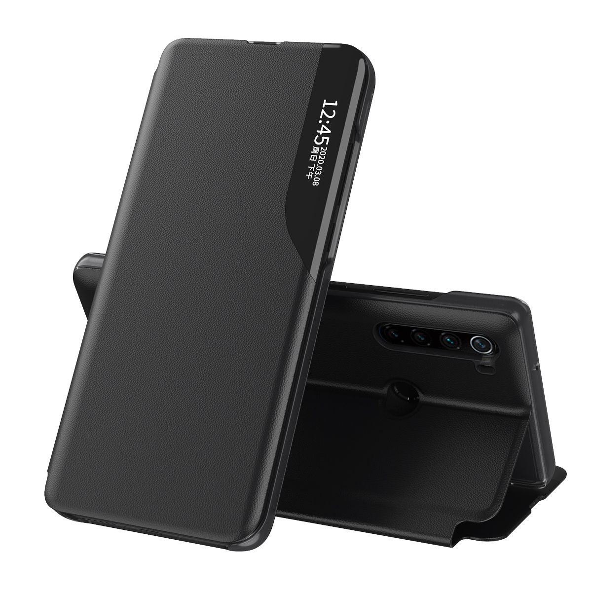 For Xiaomi Redmi Note 8 Flip Stand Cover PU Leather Protective Case