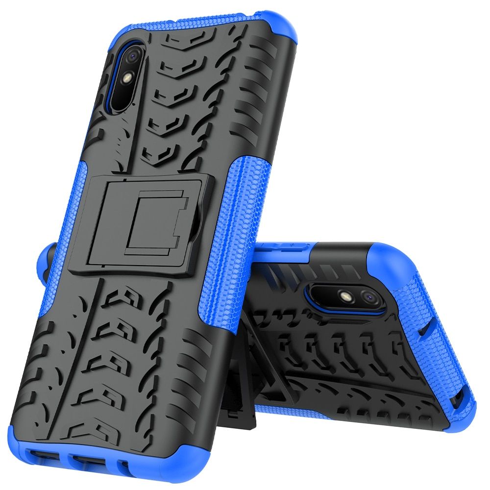 for Xiaomi Redmi 9A Case Cover Armor Stand Holder Rugged Silicone Shockproof Bumper Case for Xiaomi Redmi 9A 9 A AT i